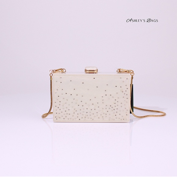 Kate Spade What The Shell Ocean Scene Resin Frame Clutch Crossbody - Picture 4 of 13